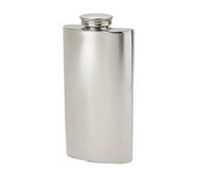 Top pocket flask with plain design